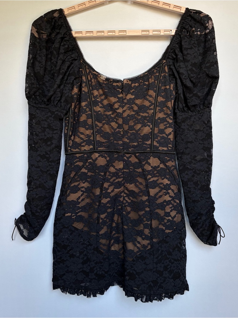 For Love & Lemons Violetta Lace Mini Dress Sz M NWT Lace Bodycon Corset Romantic - Picture 16 of 16